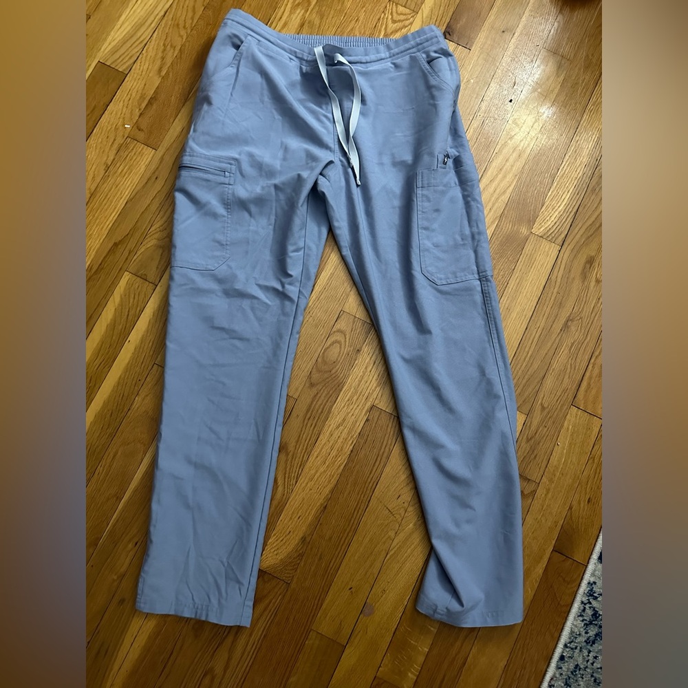 Vapor Blue Space Dye medium Yola Skinny Scrub Pant